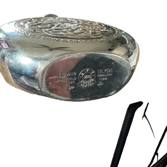 Edwin Sheffield 302 Europe pewter Blyde England 1798DAEPU flask perfect gift - Picture 7 of 11